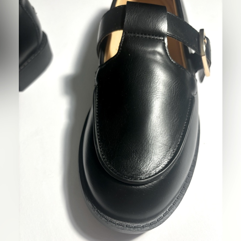Classic Black Mary Jane Loafers for Women - Picture 7 of 13